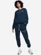 Свитшот на флисе женский Nike W Nsw Phnx Flc Std Logo Crew HM9754-478 S Темно-синий (197599700555) - изображение 3