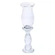 Подсвечник стеклянный Light House LG-30080 CL прозрачный высота 28 см - изображение 2