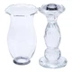 Подсвечник стеклянный Light House LG-30080 CL прозрачный высота 28 см - изображение 3