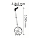 Профессиональный курвиметр Bosch GWM 32 Professional (0601074000) SDRT_50601074000 - изображение 2