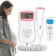Доплер WORTRIBET Home Portable Doppler для прослушивания сердцебиения плода, LCD-дисплей, пульсовый сенсор, высокочувствительный датчик, без излучения, точное определение FHR - изображение 1