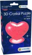Puzzle 3D Crystal HCM Kinzel Serce 36 elementów (4018928591612) - obraz 1