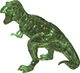 Puzzle 3D Crystal HCM Kinzel Tyranozaur Zielony 49 elementów (4018928591629) - obraz 2