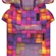 Дощовик-накидка з капюшоном для собак Waudog Clothes Куби 3Д XL 55-61х68-80х42-52 см (359-4057 Col) - зображення 3