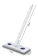 Компактна міні-швабра ручна губка-моп Portable Mini Mop з мікрофіброю для легкого прибирання кухні, вікон та ванної - изображение 7