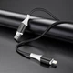 Кабель Borofone BX79 USB to Lightning 1m чорний - зображення 2