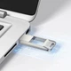 USB флеш накопитель Hoco UD16 64GB USB 3.0 металлический серебристый - изображение 2