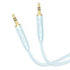 AUX кабель Hoco UPA30 Jack 3.5 to Jack 3.5 1m синий - изображение 1