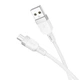 Кабель Hoco X109 USB to MicroUSB 1m білий - зображення 1