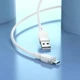 Кабель Hoco X109 USB to MicroUSB 1m білий - зображення 2