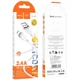 Кабель Hoco X109 USB to MicroUSB 1m білий - зображення 4