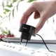 Сетевое зарядное устройство Hoco C70A USB QC черное - изображение 2