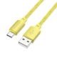 Кабель Borofone BX95 USB to Type-C 1m золотистий - зображення 3