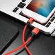 Кабель Hoco X14 USB to Lightning 1m червоний - зображення 2