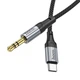 AUX кабель Hoco UPA26 Type-C to Jack 3.5 1m чорний - зображення 5