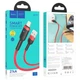 Кабель USB Hoco U117, USB to Lightning, 2.4А, 1.2m, червоний - зображення 3