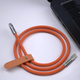 Прочный силиконовый кабель Type-C 1м Orange 100W. Для смартфонов и ноутбуков - изображение 2