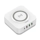 Беспроводное зарядное устройство Ldnio AW004 3 USB/ Type-C QC PD 32W белое - изображение 1