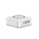 Беспроводное зарядное устройство Ldnio AW004 3 USB/ Type-C QC PD 32W белое - изображение 3