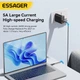 Кабель універсальний Essager USB Type C to Type-C, 240W 5A, 2м, 480 Mbps, PD 3.1, AI чип, підвищеної міцності, чорний - зображення 4