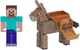 Набір іграшок Майнкрафт Стів та Осел Minecraft Steve and Donkey Mattel JCN54 - зображення 4