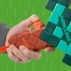 Алмазный Меч Нерф Майнкрафт Nerf Minecraft Diamond Sword Dart Blaster Hasbro G1437 - изображение 8