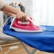 Парова праска 1200 Вт керамічне покриття для одягу вертикальна рожева нержавіюча сталь - зображення 3