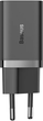 Мережевий зарядний пристрій Baseus GaN5 Pro Fast Charger 40W 2 x Type-C Black (CCGP180101) - зображення 1