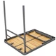 Стіл складаний Bo-Camp Margate 75x55 см, алюмінієвий каркас, до 25 кг, Bamboo Brown (1404666) - изображение 4