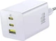 Мережевий зарядний пристрій 100W Baseus EnerFill FE11 Fast Charger три порти 2 × Type-C + 1 × USB-A швидка зарядка PD 3.0 + QC 3.0/4.0 Moon White (P10182102213-00) - зображення 3