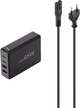 Zasilacz uniwersalny Hama GaN 65W PD/QC 2x USB-C 2x USB-A Black (201979) - obraz 4