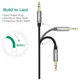 Кабель мультимедийный 3.5mm M to 3.5mm M 2.0m AV119 black Ugreen (10735) - изображение 3
