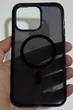 Чохол протиударний силіконовий Tech21 Evo Check MagSafe для Iphone 15 Pro Max (6.7") Smokey Black - зображення 5