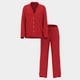 Фланелева піжама (сорочка + штани) Victoria's Secret Flannel Long Pajama Set L Regular Червоний (27178702D) - изображение 4