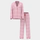Фланелева піжама (сорочка + штани) Victoria's Secret Flannel Long Pajama Set XS Regular Рожевий (27138533) - изображение 4