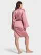 Халат сатиновий Victoria's Secret Satin Midi Robe XL/XXL Рожевий (26711457D) - зображення 2