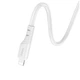 Кабель HOCO X97 Crystal color silicone charging data cable USB to Lightning 20W 2.4A 1m White (6931474799791) - зображення 3