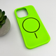 Защитный чехол-накладка Cosmic Silicone Case Magnetic для Apple iPhone 14 Pro Max Shiny Green (SilMag14PM-53) - изображение 3