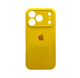Защитный чехол-накладка Silicone Full Case AA Camera Protect для Apple iPhone 17 Pro Max Sunny Yellow (FullAAi17PM-56) - изображение 1