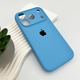 Захисний чохол-накладка Silicone Full Case AA Camera Protect для Apple iPhone 17 Pro Max Cornflower (FullAAi17PM-49) - зображення 3
