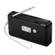 Портативний радіоприймач HOCO HI50 Portable radio AM/FM USB/TF/BT5.3 5W Black - изображение 4