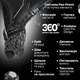 Детские вратарские перчатки PREDATOR MATCH | 6 размер | на 7-10 лет | черные | с полосами - изображение 3