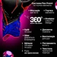 Детские вратарские перчатки PREDATOR MATCH | 7 размер | на 11-12 лет | черно-розовые | с полосами - изображение 3
