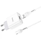 Зарядка USB Hoco C81A с кабелем Type-c \ 5V 2.1 А \ Белый - изображение 2