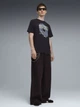 Футболка хлопковая длинная мужская Puma Graphics 69177801 S Black с принтом (4069161646898) - изображение 3