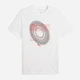 Футболка хлопковая длинная мужская Puma Graphics 69177802 S White с принтом (4069161677465) - изображение 4