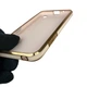 Чехол для Samsung Galaxy M01 SM-M015 глянцевый с защитой камеры с золотой окантовкой пудровый - изображение 6