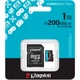 Карта памяти microSDXC Kingston Canvas Go Plus 1 ТВ UHS-I Class 10 U3 V30 до 200 МБ/с (SDCG4/1TB) - изображение 2