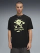 Футболка хлопковая длинная мужская Puma Graphics 69178101 XL Black с принтом (4069161657115) - изображение 1