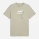 Футболка хлопковая длинная мужская Puma Essentials Graphics 69203161 M Pebble Gray с принтом (4069161729201) - изображение 5